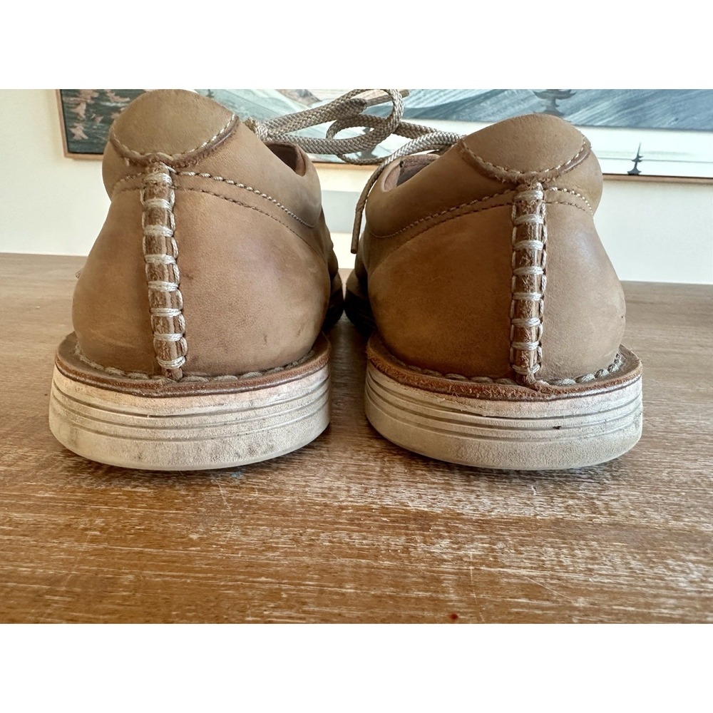 Mens Clarks Forge Vibe Tan Suede Leather Casual Oxford Shoes Size US 10 NICE! - Picture 4 of 9